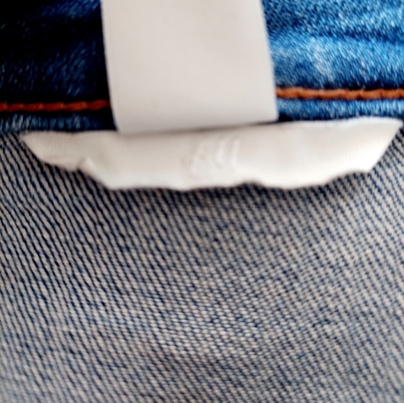 H&M A-Line Denim Skirt Button Front Sz 4 Hi Waiste - Picture 6 of 11